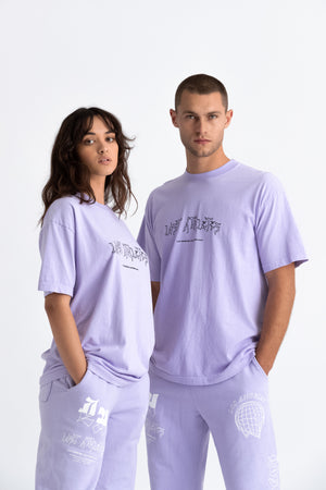 Washed Lilac Downtown tee